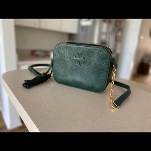Tory Burch McGraw Camera Bag - Pine